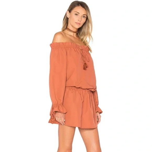 Tularosa Cowgirl Falon Dress in Terracotta - Picture 2 of 4